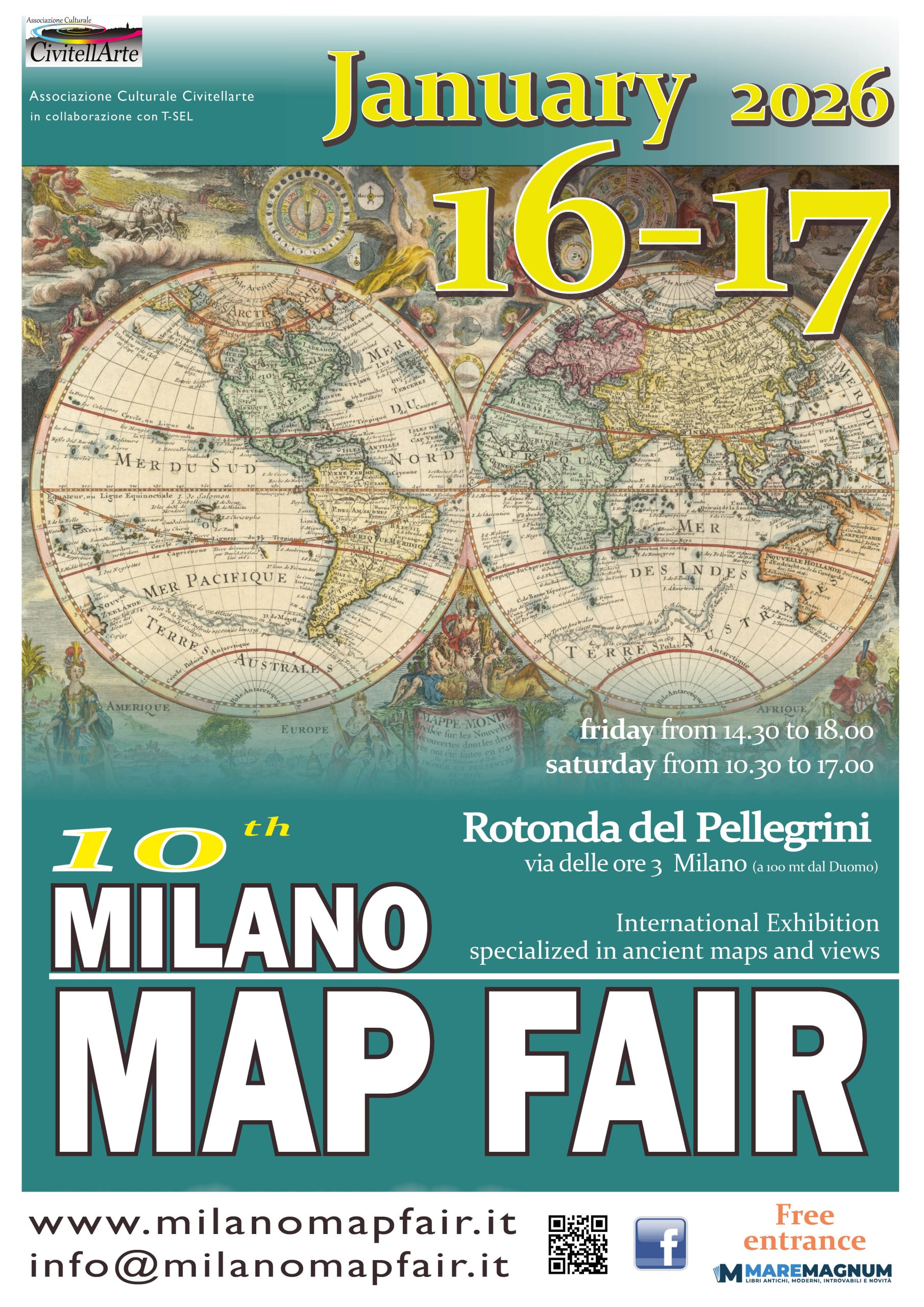 Milano Map Fair - International Exhibition Specialized in amcient maps and views